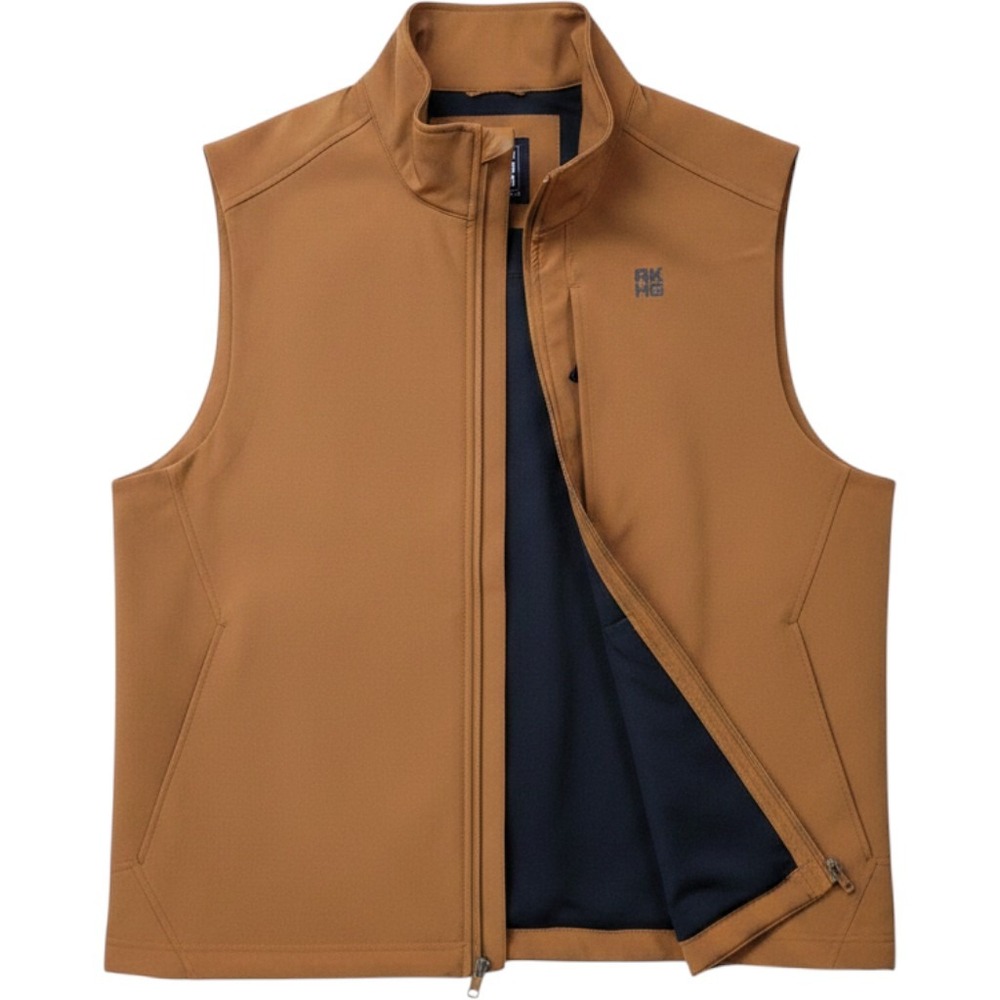 Alaskan Hardgear Duluth Trading Co Mens XL Softshell Vest Burnt Orange AKHG Work